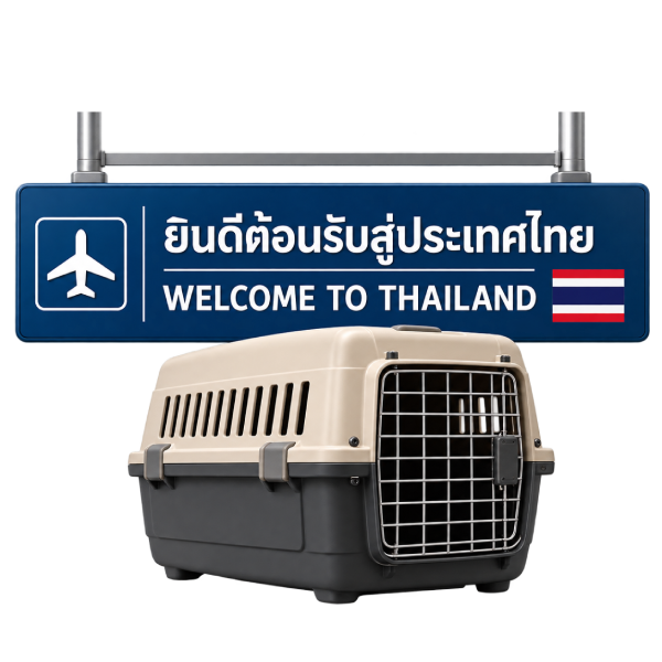 ดำเนินขั้นตอนการนำเข้าและรับสุนัขในประเทศไทย